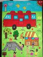文明乘地铁绘画大赛初选结束 来看看孩子们的“趣味地铁” - 云南信息港