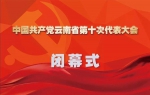 中国共产党云南省第十次代表大会闭幕式直播 - 新闻频道