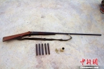 图为犯罪嫌疑人打猎使用的枪支。　解雄波 摄 - 云南频道
