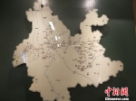 图为徐霞客在云南考察路线图。　王艳龙 摄 - 云南频道